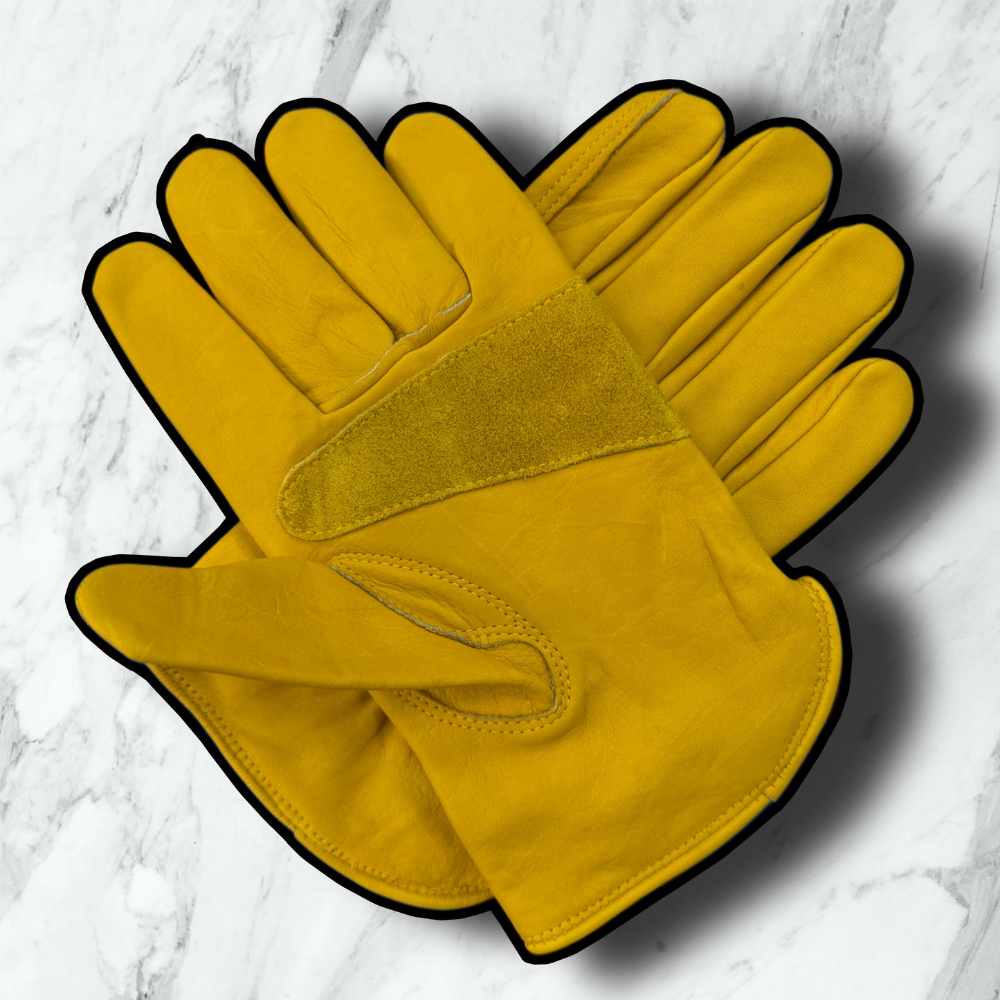 Leather Work Gloves HD