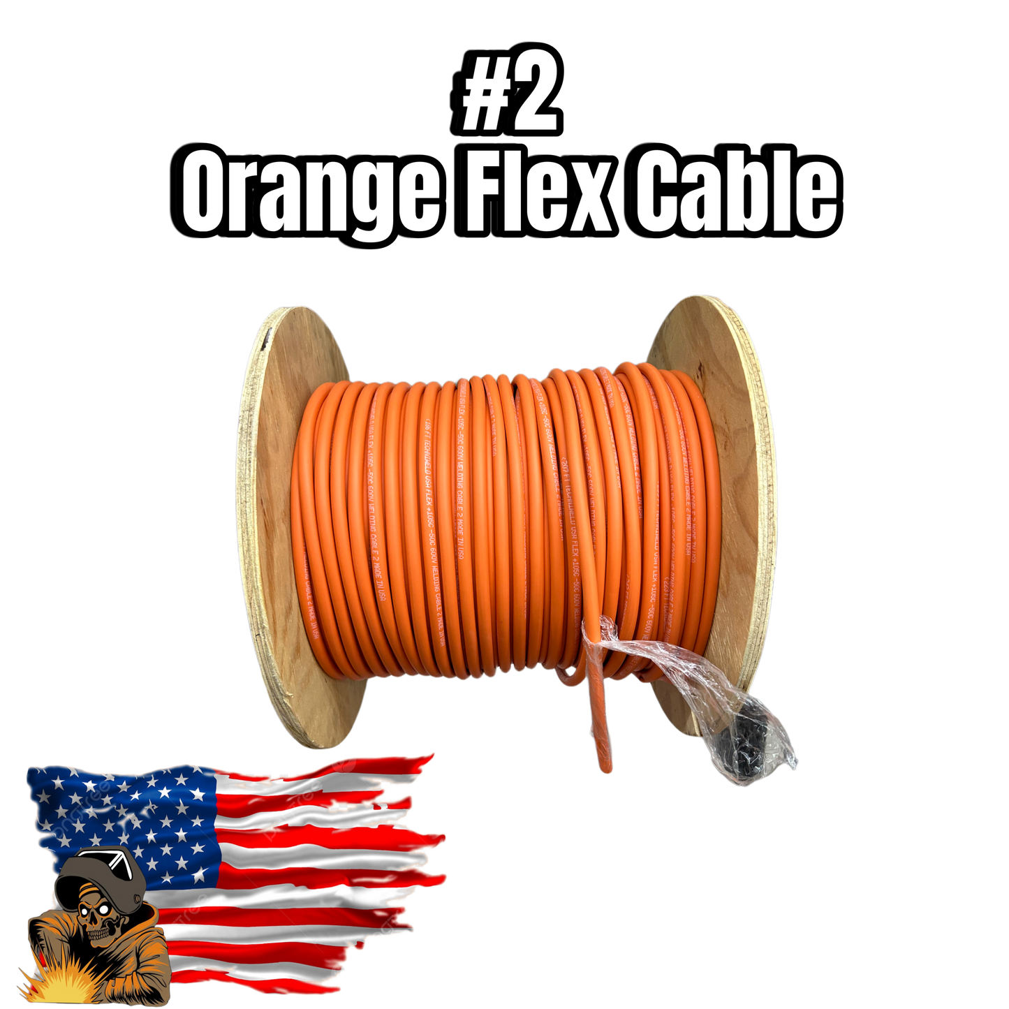 #2 Orange Flex Cable