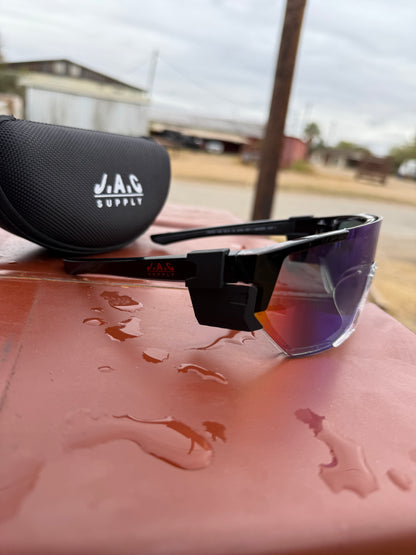 J.A.C Z87+ Impact Rated Safety Glasses With Foam Liner - 3515