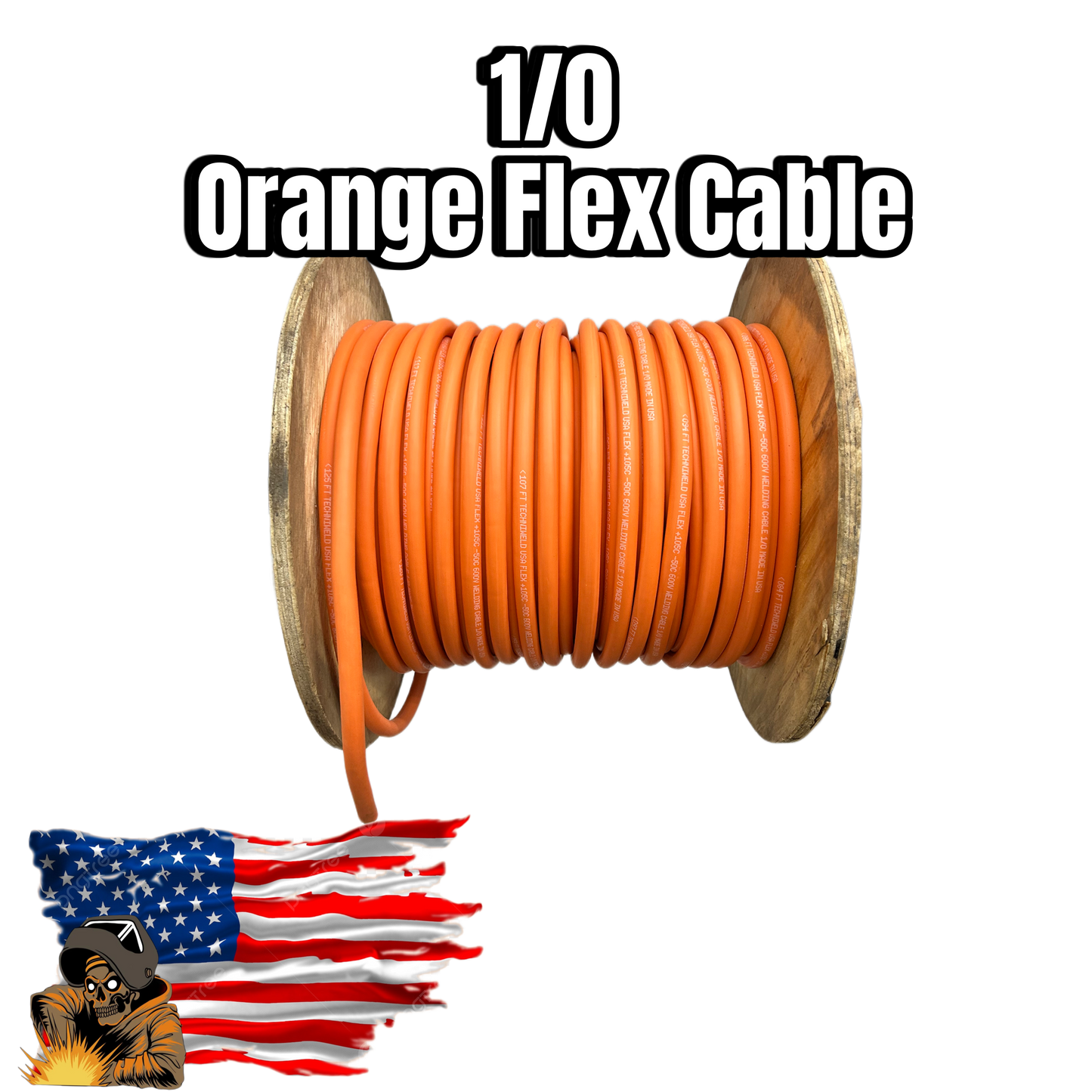 1/0 Flex Orange Cable