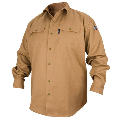 Khaki 7oz FR Welding Shirt