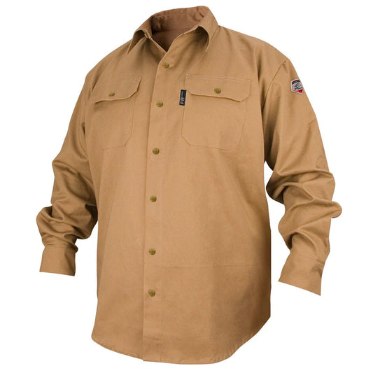 Khaki 7oz FR Welding Shirt